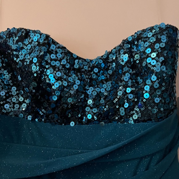 Ruby Rox Strapless Dress with Sequins - Picture 3 of 6